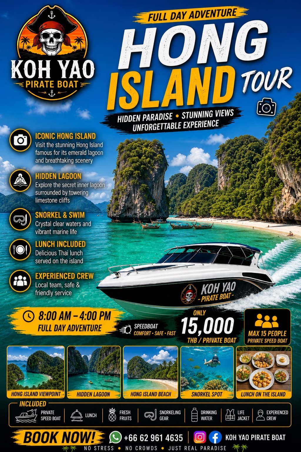 Hong Island Tour – Speedboat